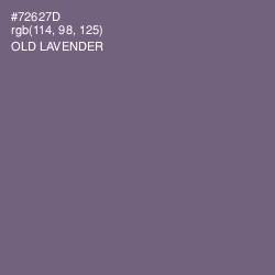 #72627D - Old Lavender Color Image